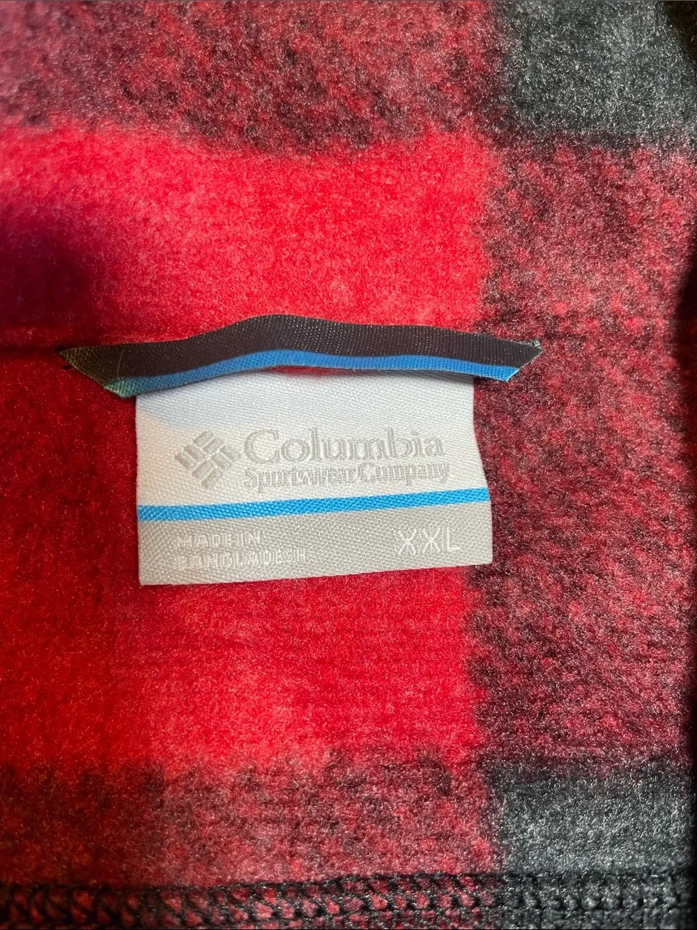 NWT Columbia Buffalo Plaid Fleece Pullover